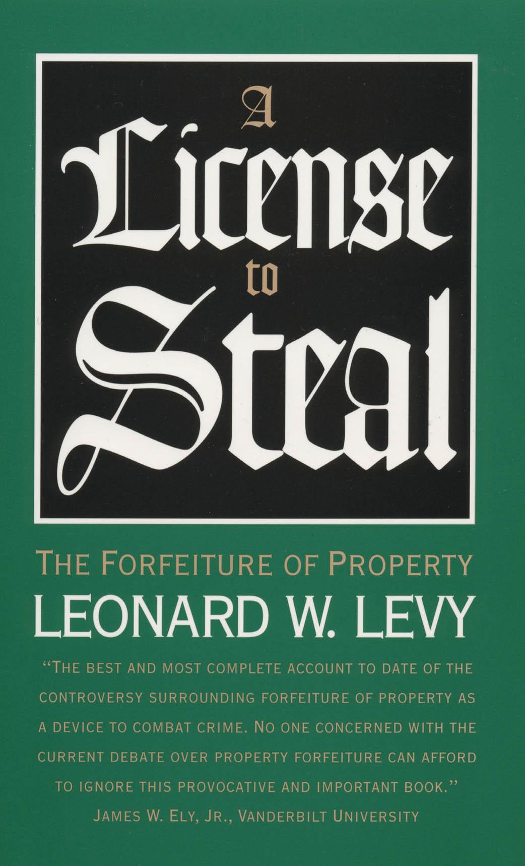 A License to Steal