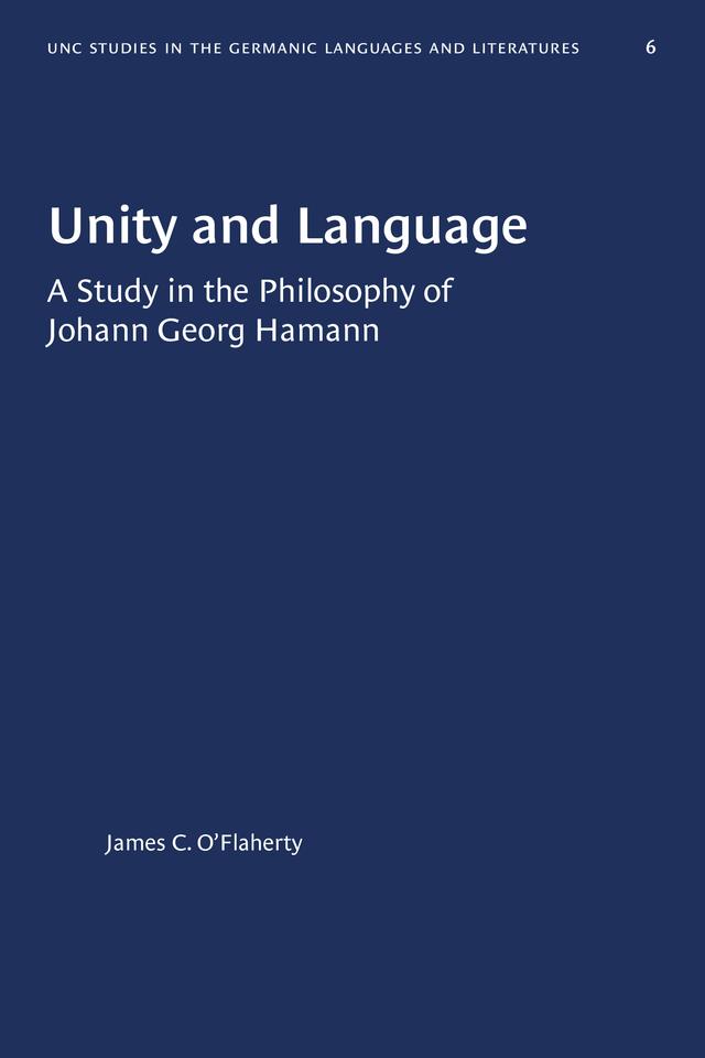 Unity and Language by James C. O'Flaherty