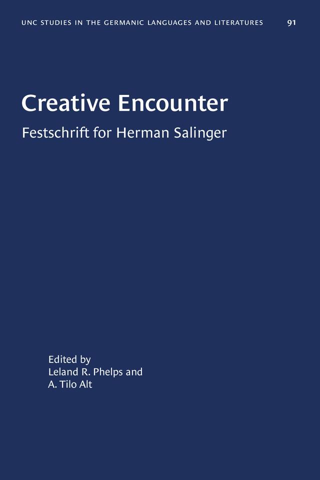Creative Encounter by A. Tilo Alt, Leland R. Phelps
