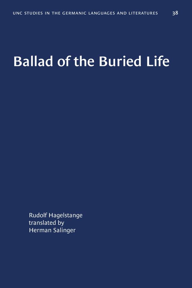 Ballad of the Buried Life by Charles W. Hoffman, Herman Salinger, Rudolf Hagelstange