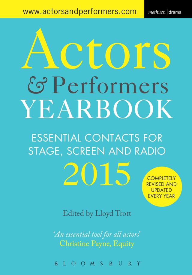 Actors and Performers Yearbook 2015 by Lloyd Trott