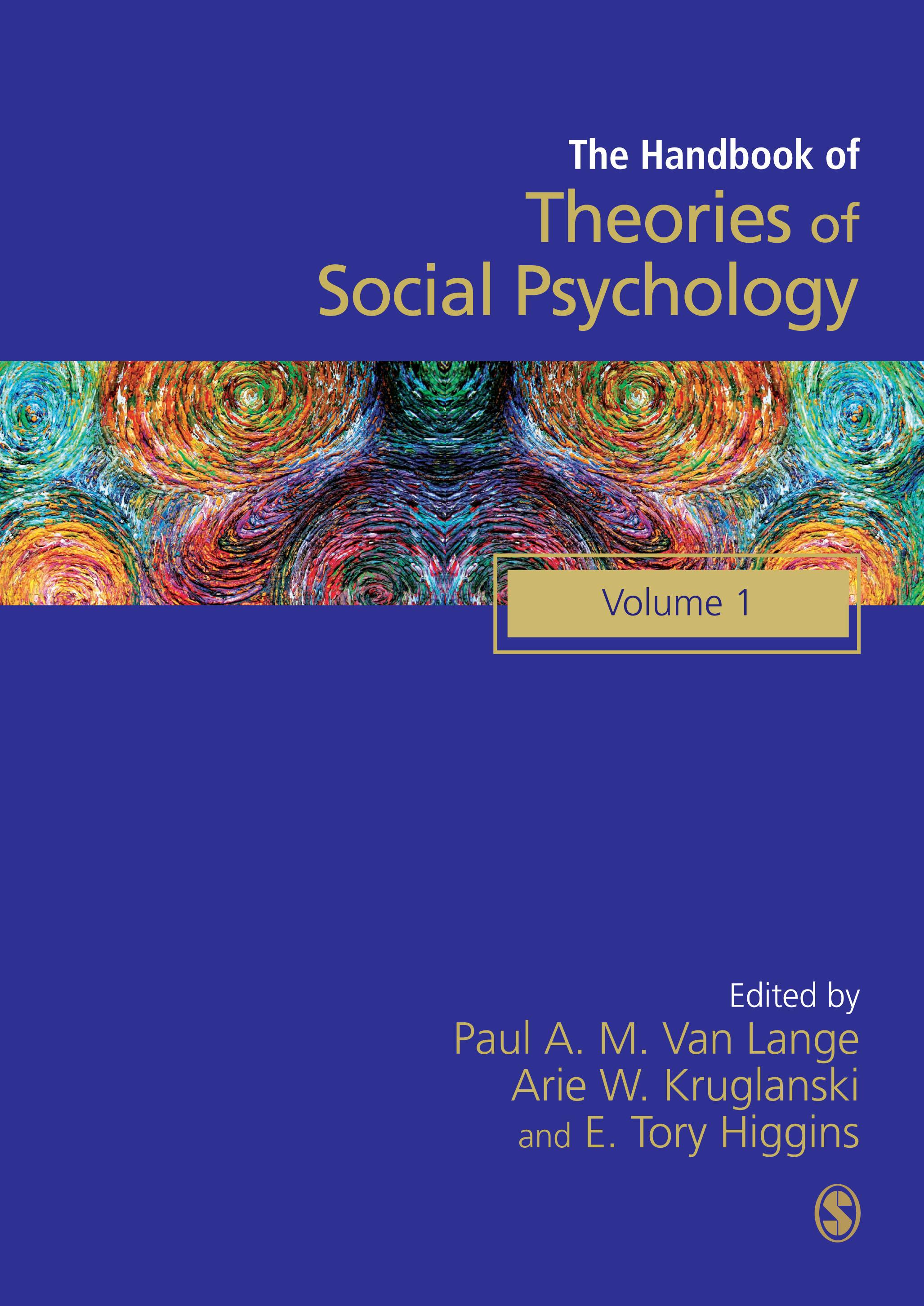 Handbook of Theories of Social Psychology