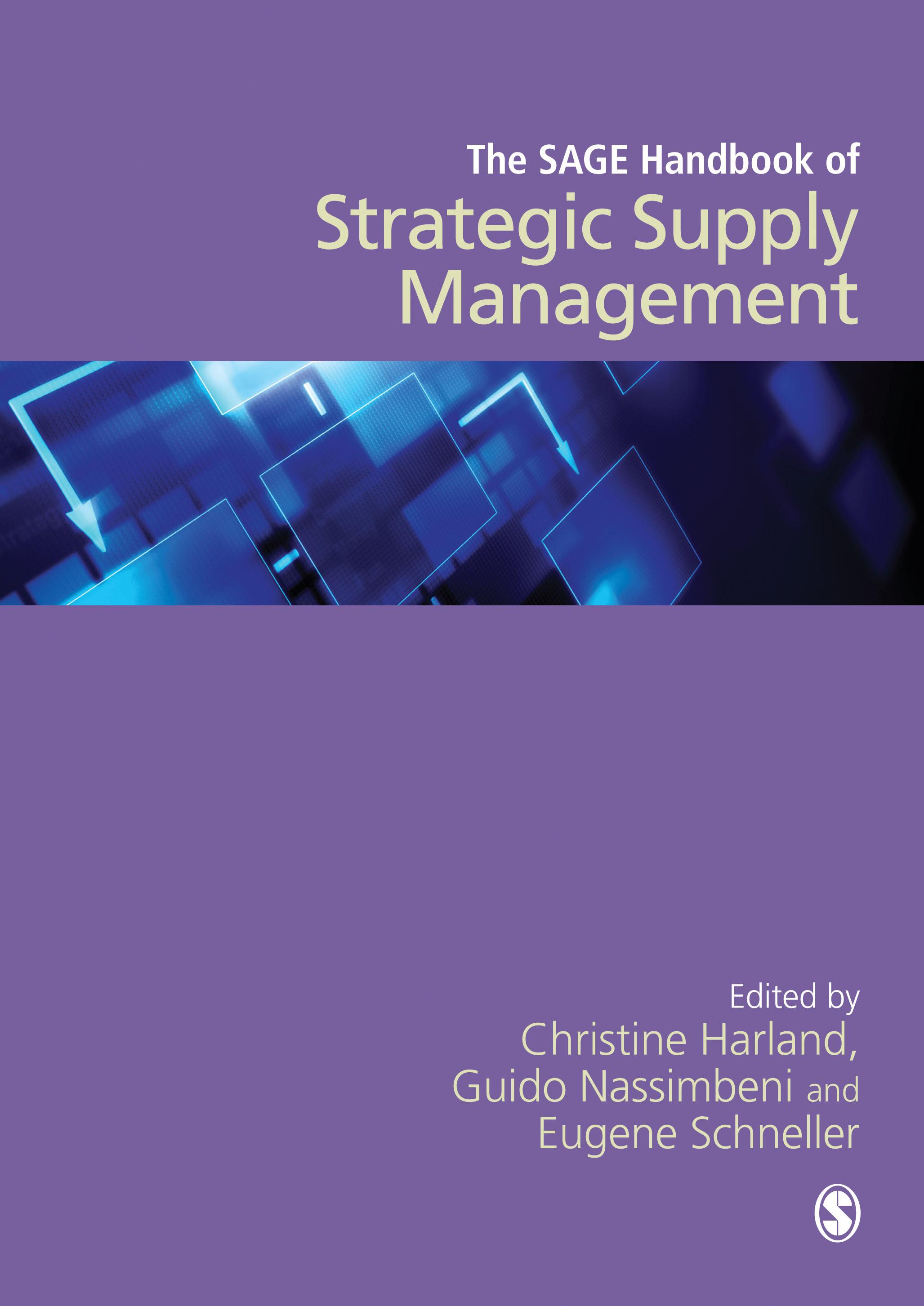The SAGE Handbook of Strategic Supply Management