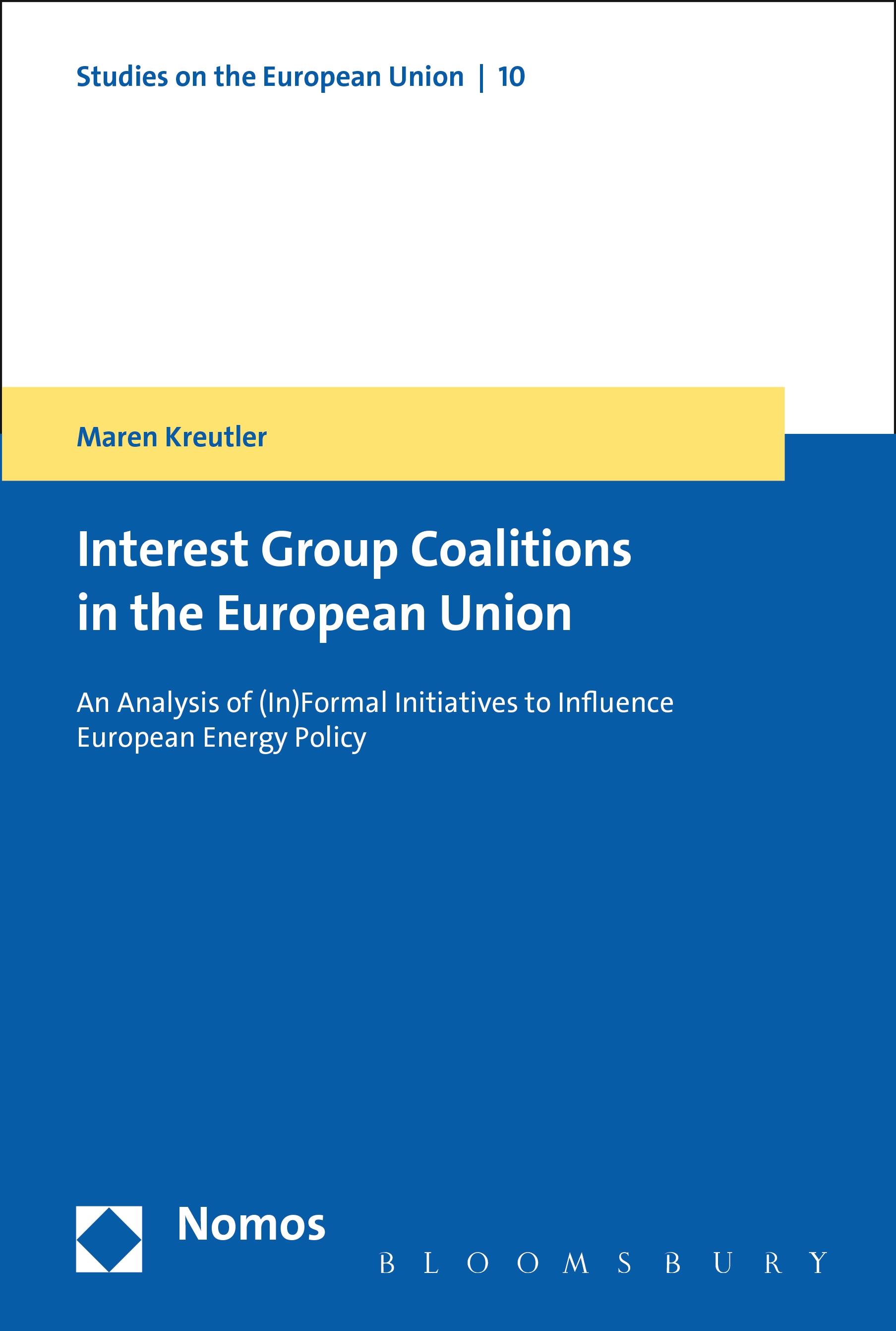 The Formation of Coalitions in the European Union
