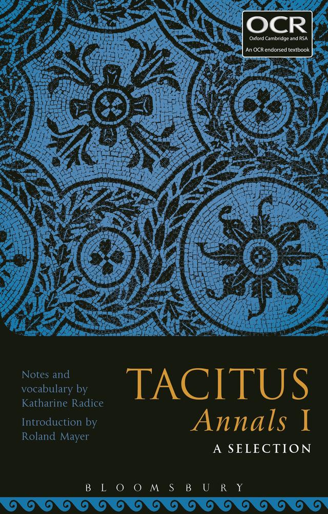 Tacitus Annals I: A Selection by Katharine Radice, Roland Mayer