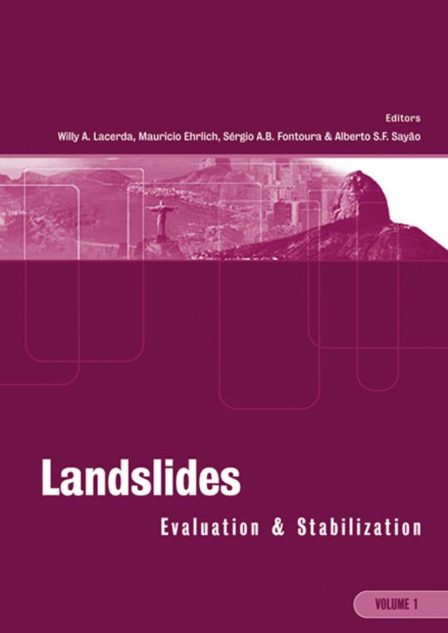 Landslides: Evaluation and Stabilization/Glissement de Terrain: Evaluation et Stabilisation, Set of 2 Volumes by A.S.F. Sayao, Mauricio Ehrlich, S.A.B. Fontoura, W. Lacerda