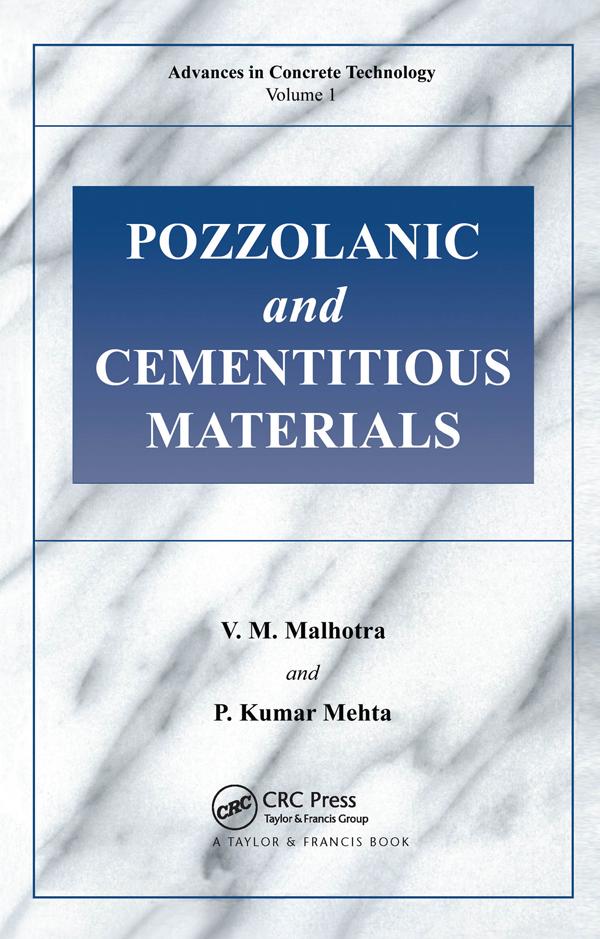 Pozzolanic and Cementitious Materials by P.K. Mehta, V.M. Malhotra