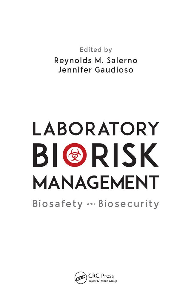 Laboratory Biorisk Management by Jennifer Gaudioso, Reynolds M. Salerno