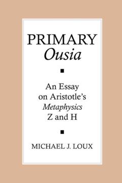 Primary "Ousia"