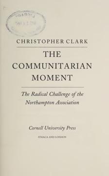 The Communitarian Moment