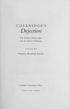 Coleridge's "Dejection"