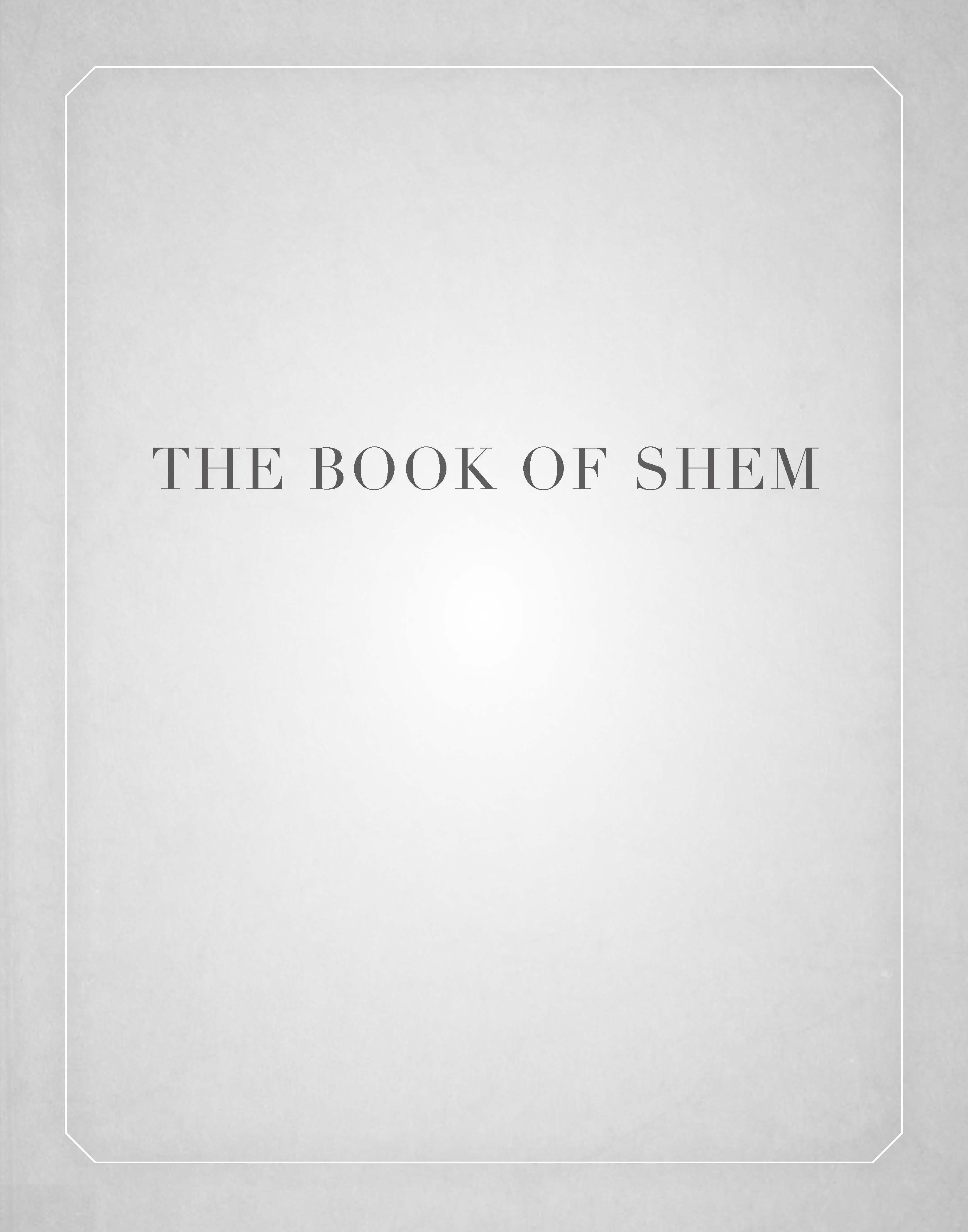 The Book of Shem