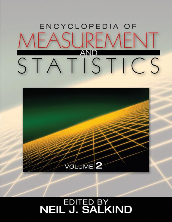 Encyclopedia of Measurement and Statistics by Neil J. Salkind