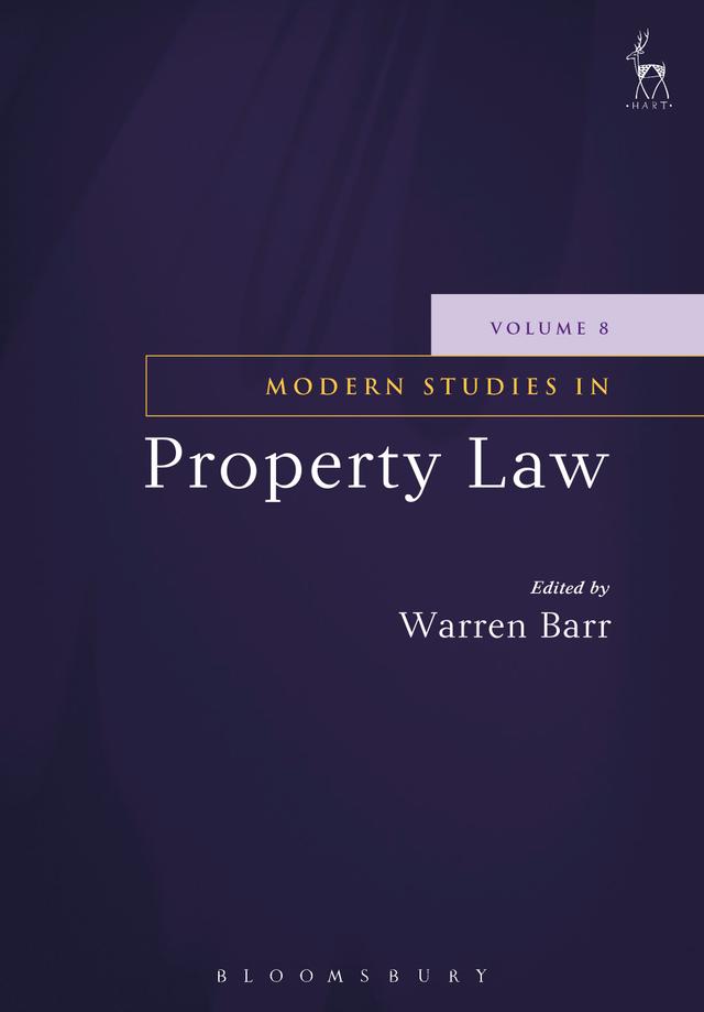 Modern Studies in Property Law - Volume 8 by Warren Barr