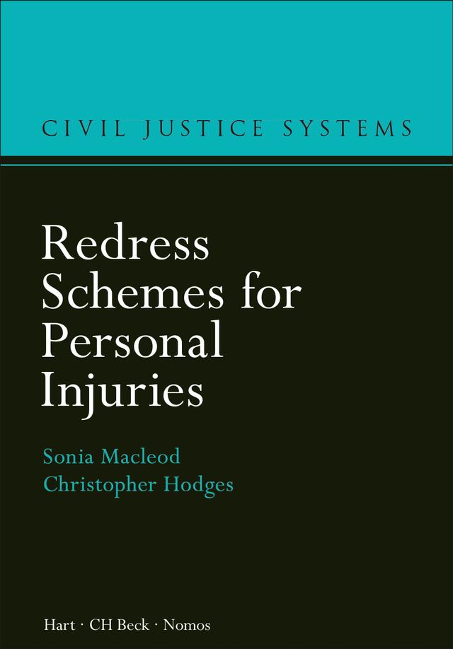 Redress Schemes for Personal Injuries by Christopher Hodges, Sonia Macleod