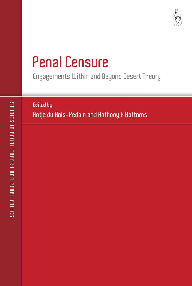Penal Censure by Anthony E Bottoms, Antje du Bois-Pedain