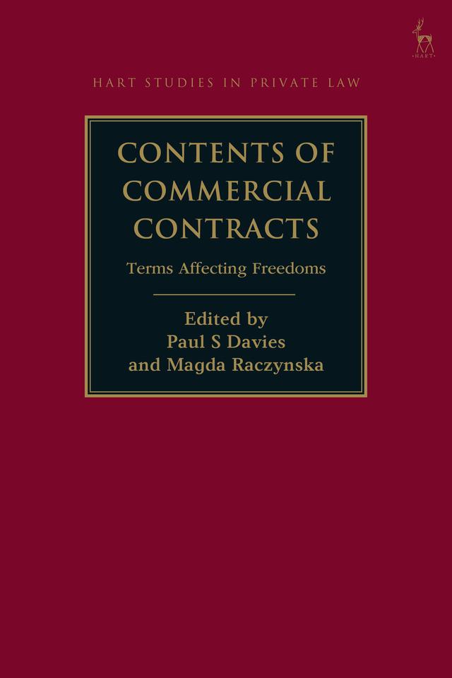 Contents of Commercial Contracts by Magda Raczynska, Paul S Davies