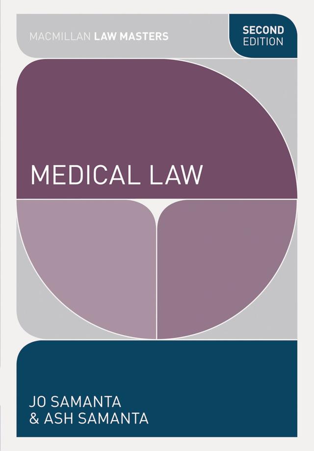 Medical Law by Ash Samanta, Jo Samanta