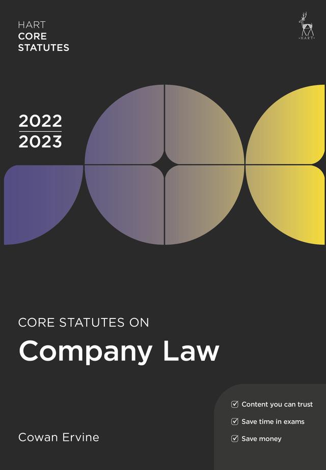 Core Statutes on Company Law 2022-23 by Cowan Ervine