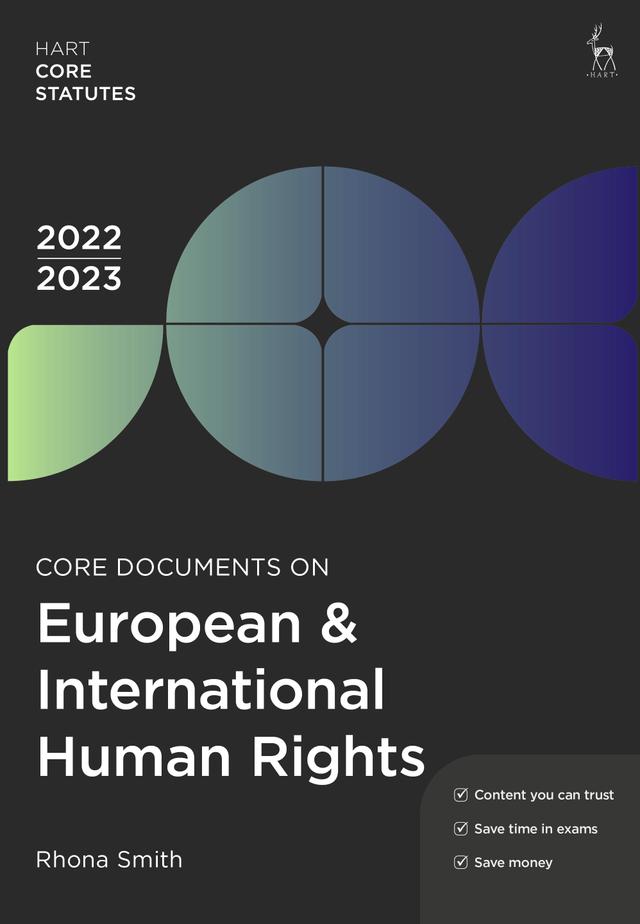 Core Documents on European & International Human Rights 2022-23 by Rhona Smith