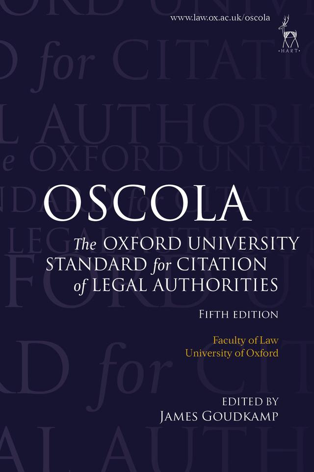 OSCOLA by Donal Nolan, James Goudkamp