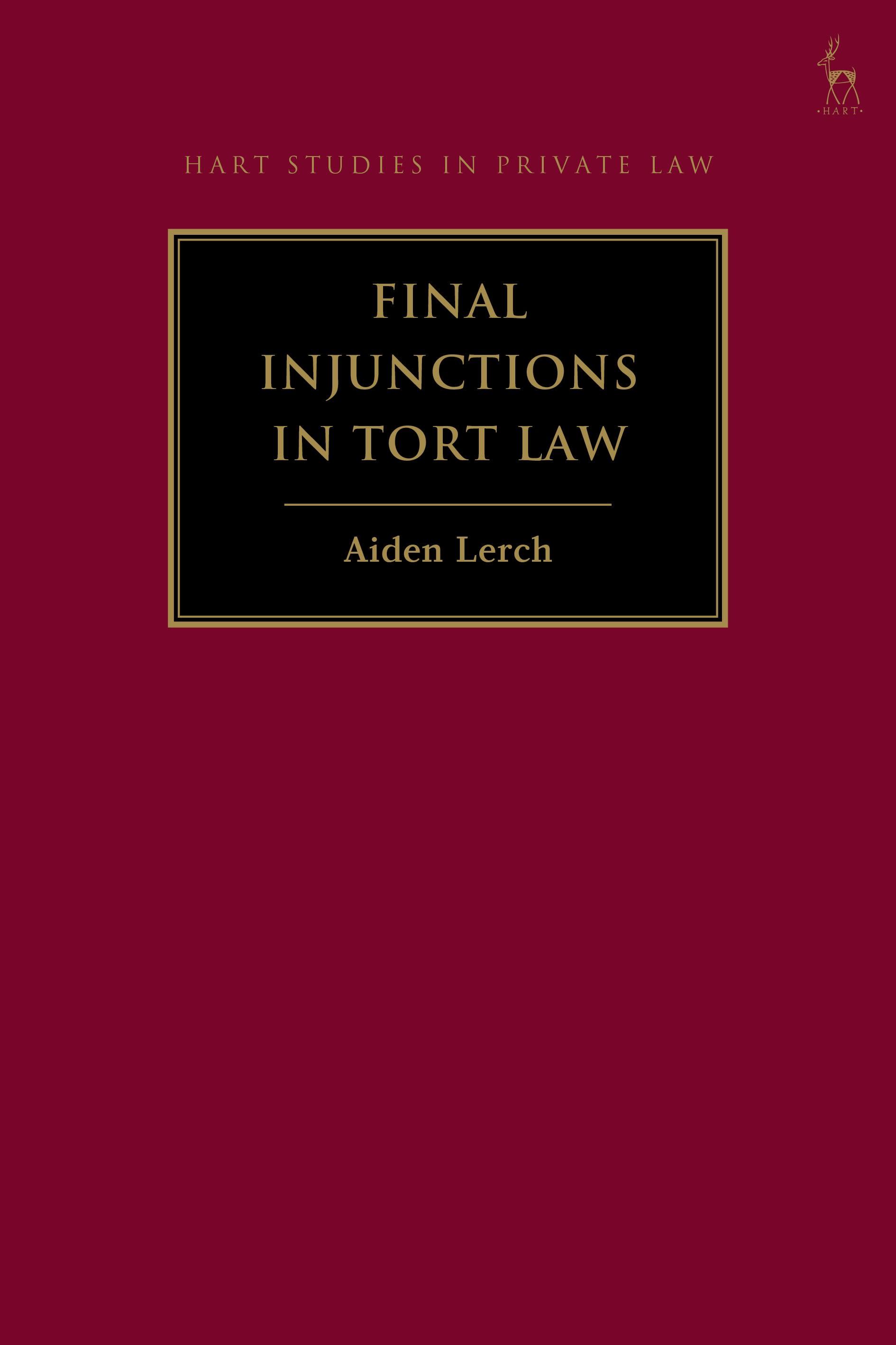 Final Injunctions in Tort Law