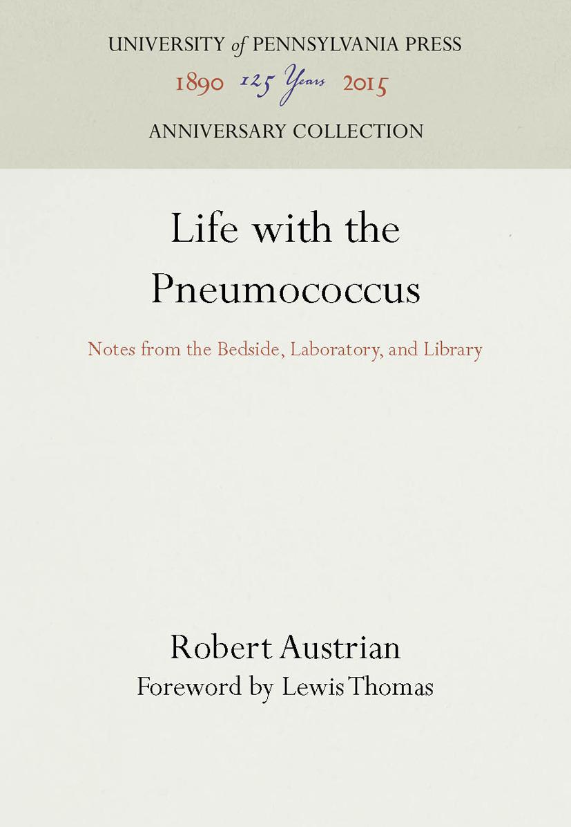 Life with the Pneumococcus