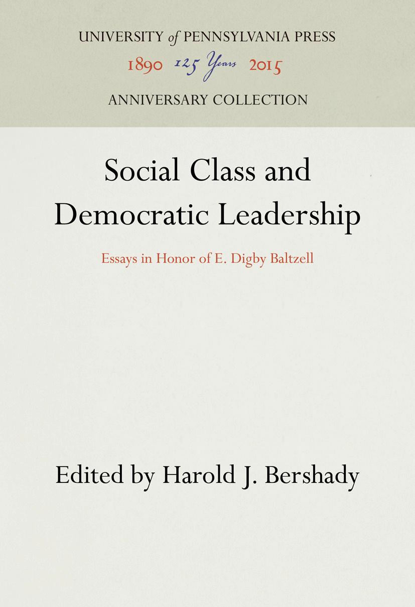 Social Class and Democratic Leadership