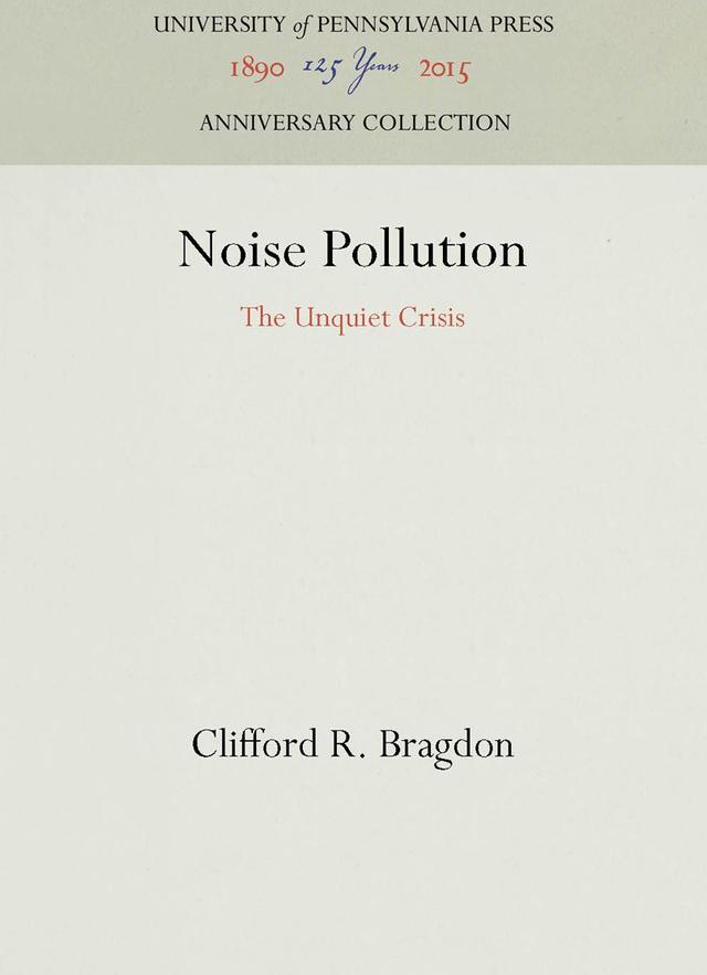 Noise Pollution by Clifford R. Bragdon