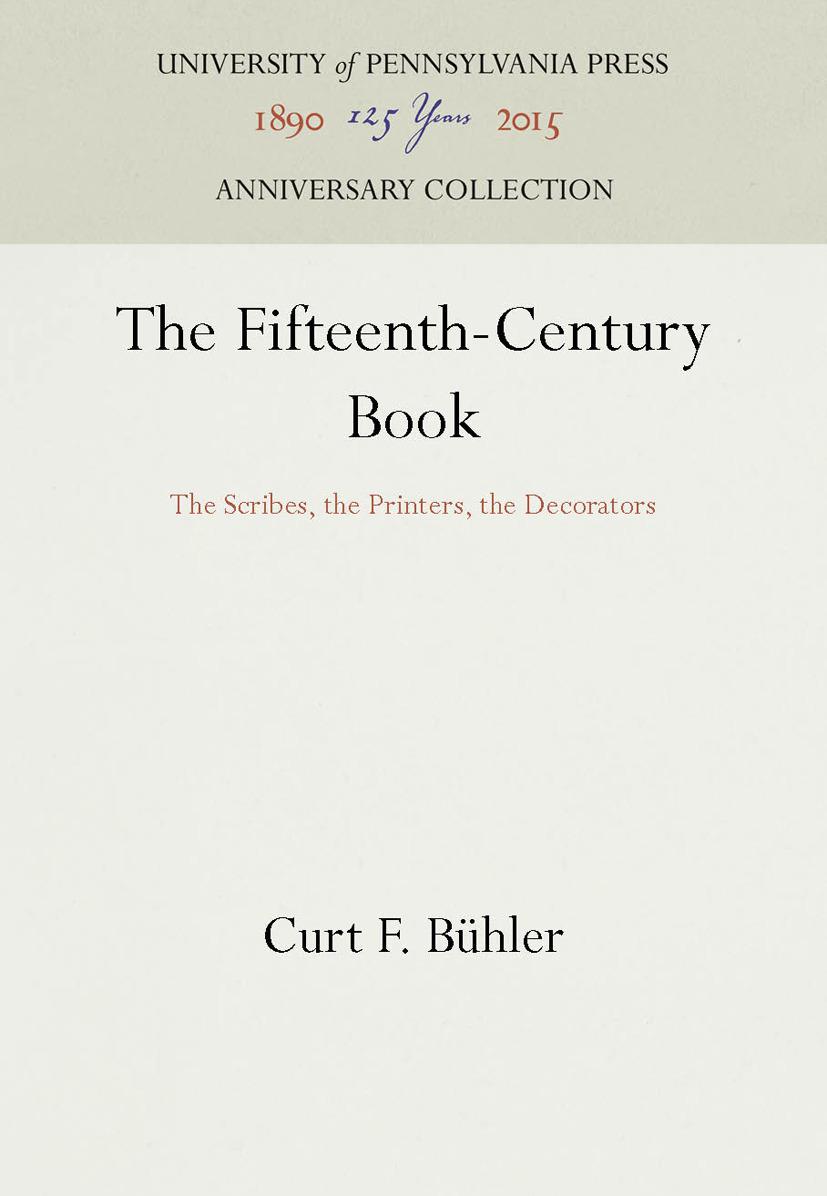 The Fifteenth-Century Book