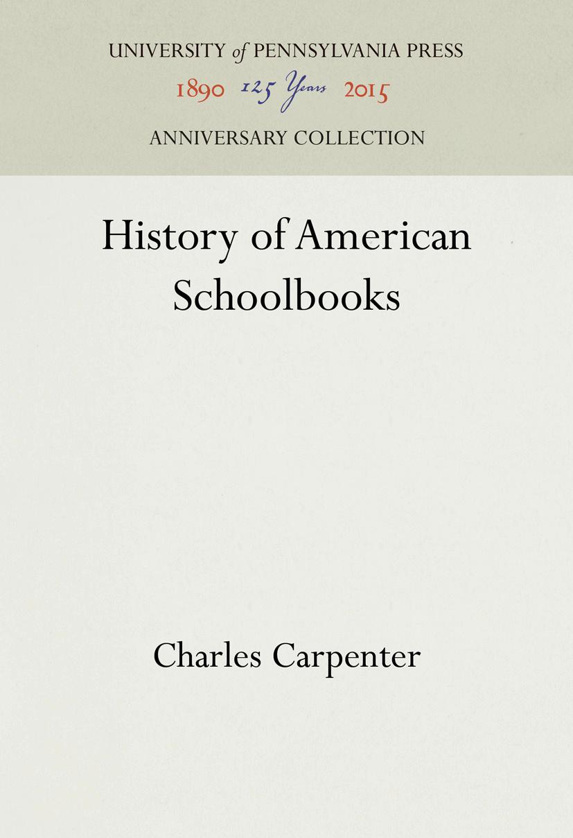 History of American Schoolbooks