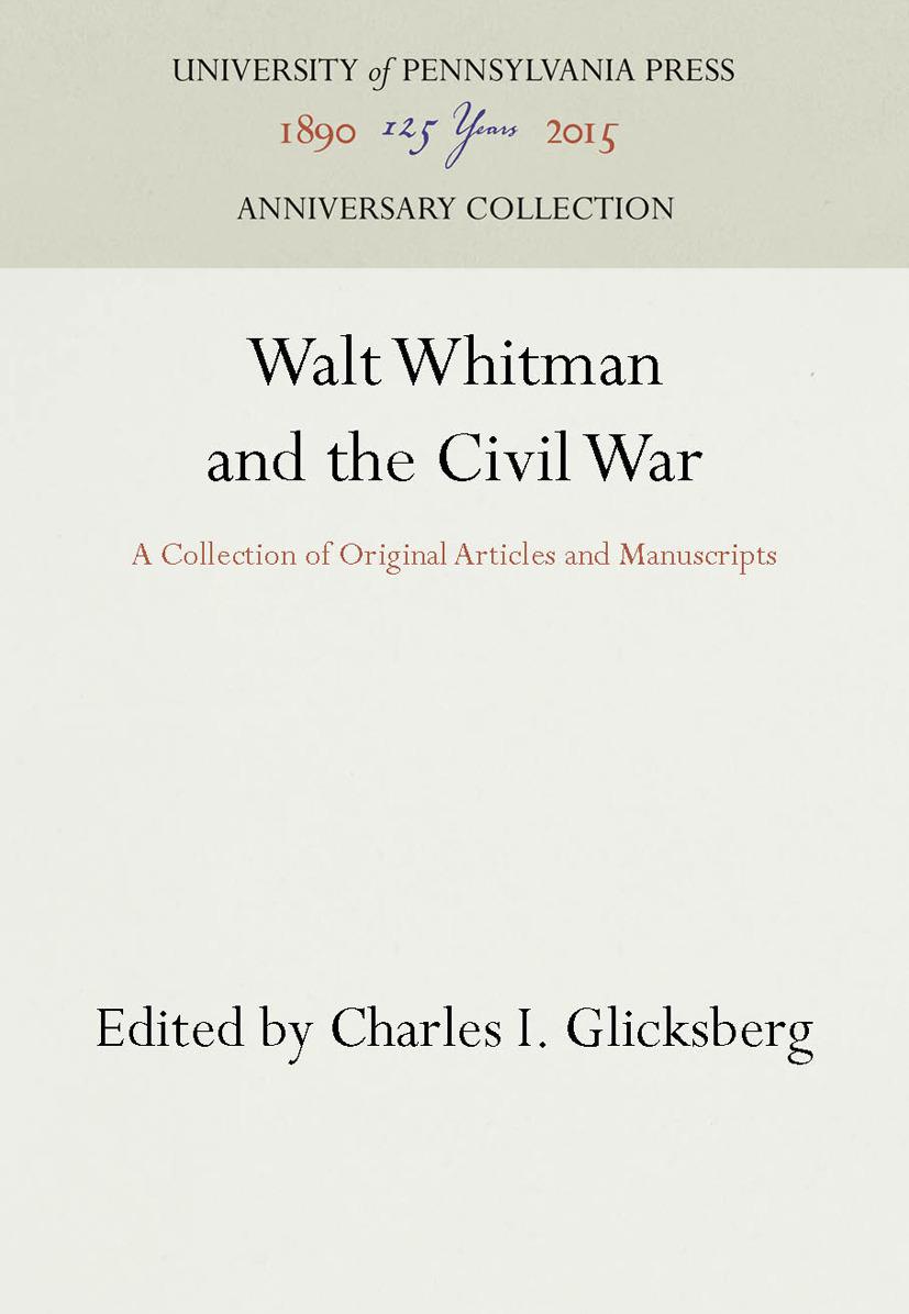 Walt Whitman and the Civil War