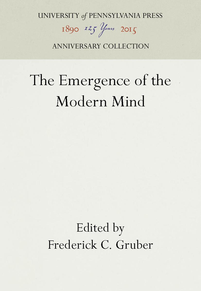 The Emergence of the Modern Mind
