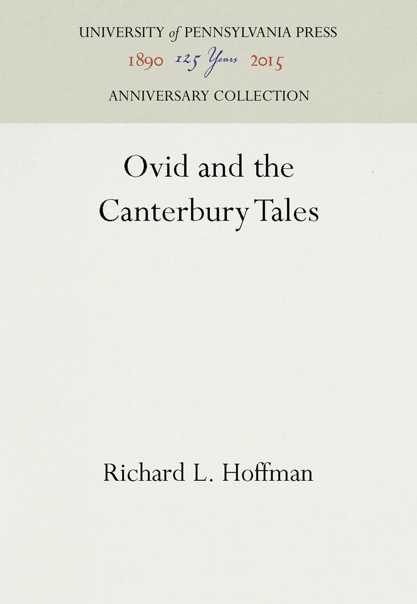 Ovid and the Canterbury Tales