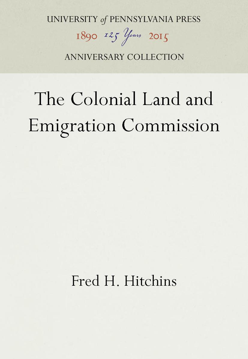 The Colonial Land and Emigration Commission