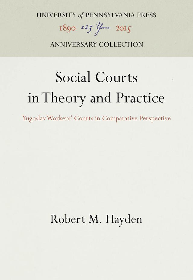 Social Courts in Theory and Practice by Robert M. Hayden
