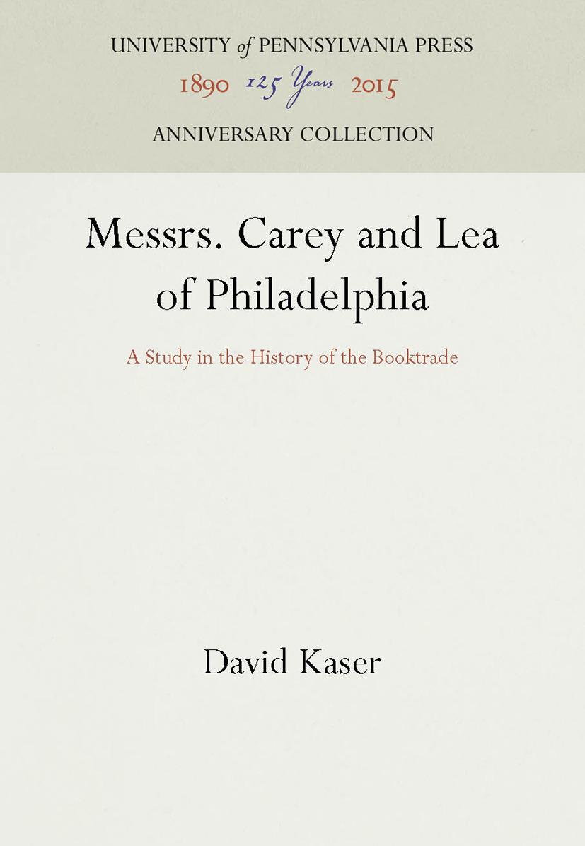 Messrs. Carey and Lea of Philadelphia