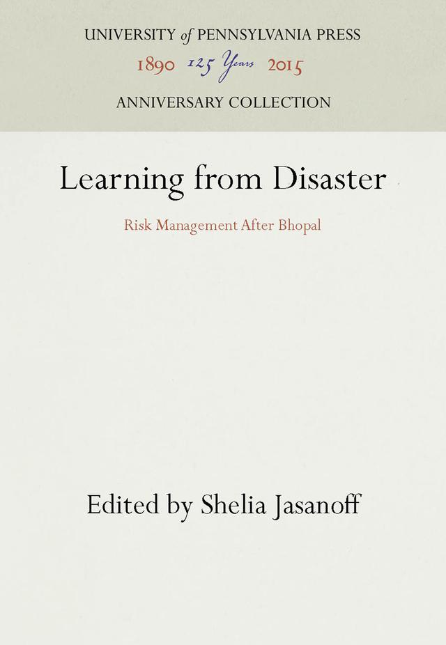 Learning from Disaster by Sheila Jasanoff