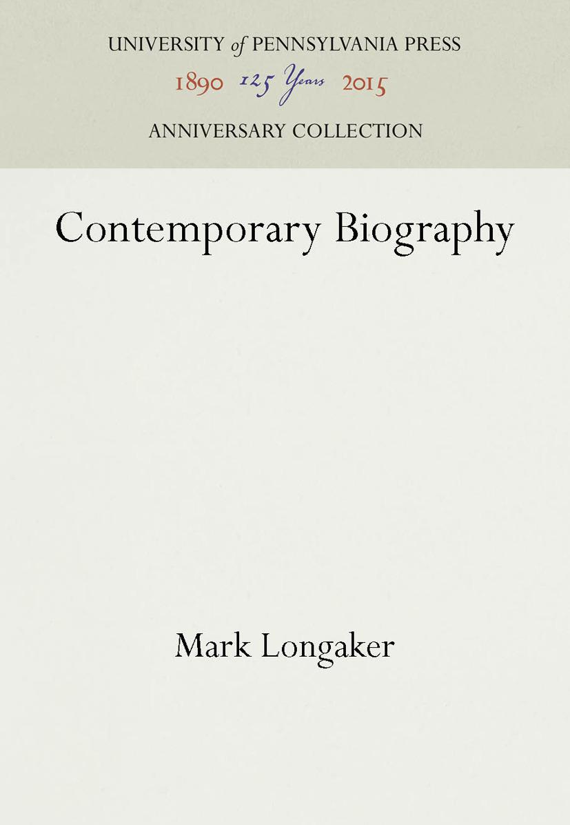 Contemporary Biography