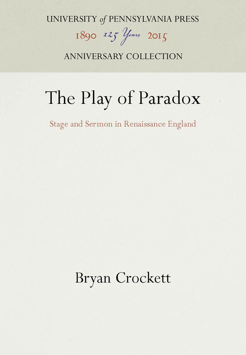 The Play of Paradox