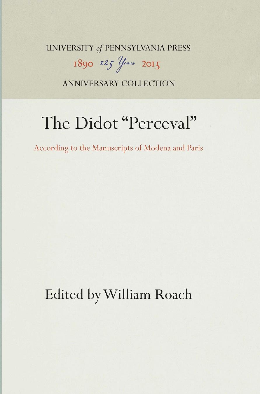 The Didot "Perceval"