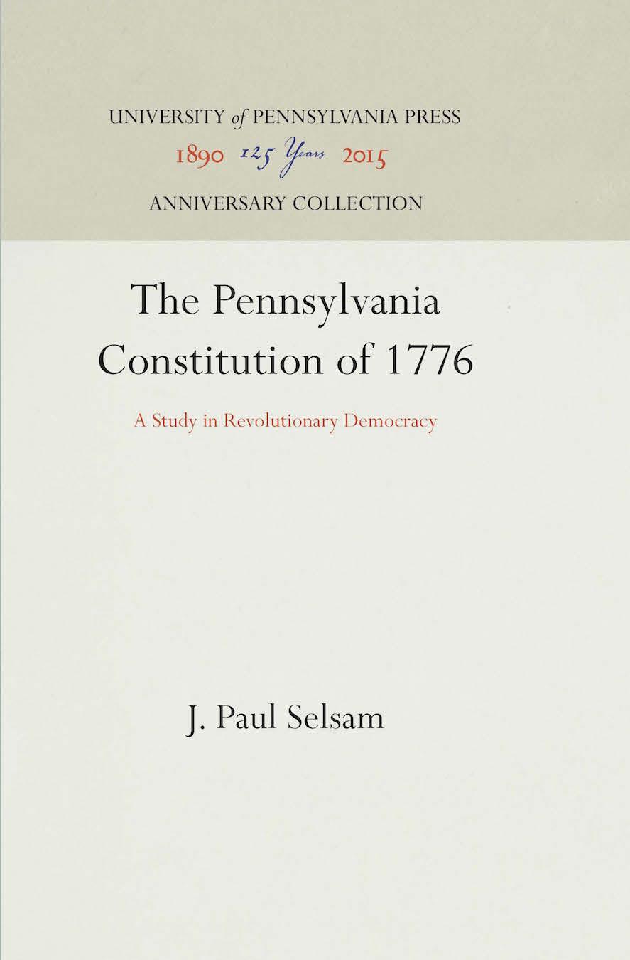 The Pennsylvania Constitution of 1776
