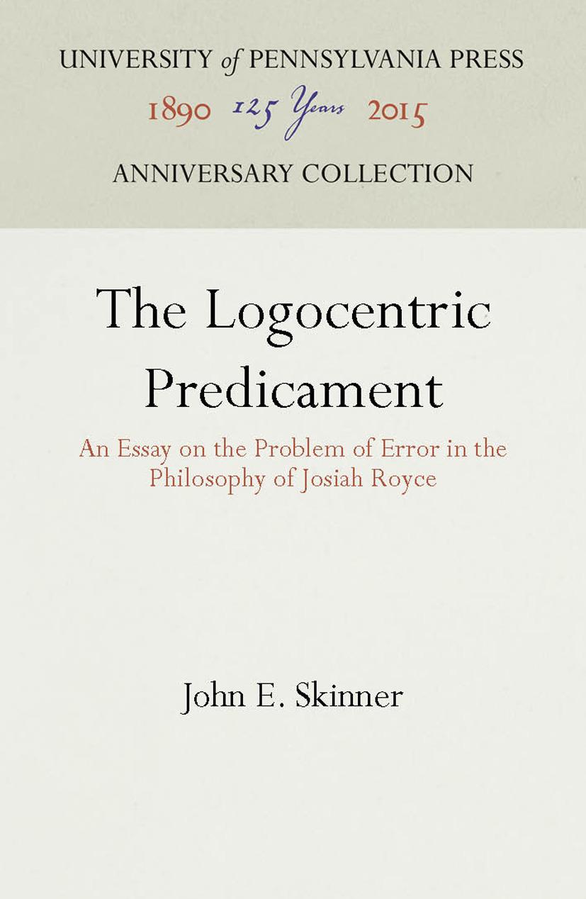 The Logocentric Predicament