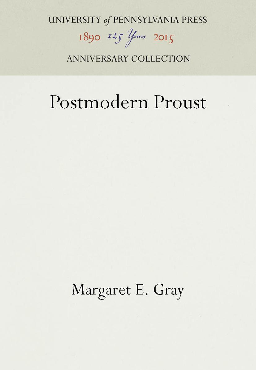 Postmodern Proust