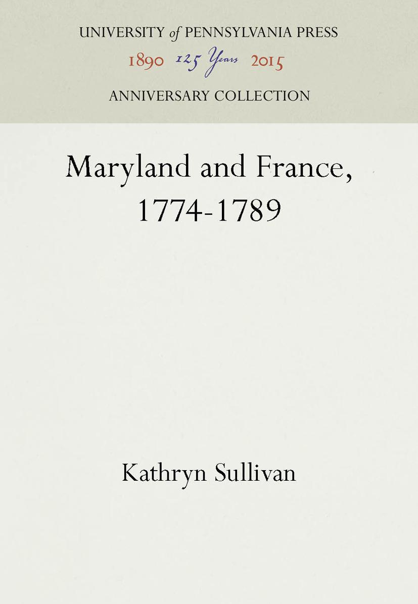 Maryland and France, 1774-1789