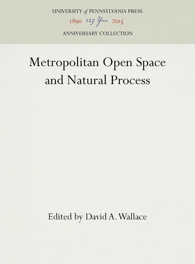 Metropolitan Open Space and Natural Process
