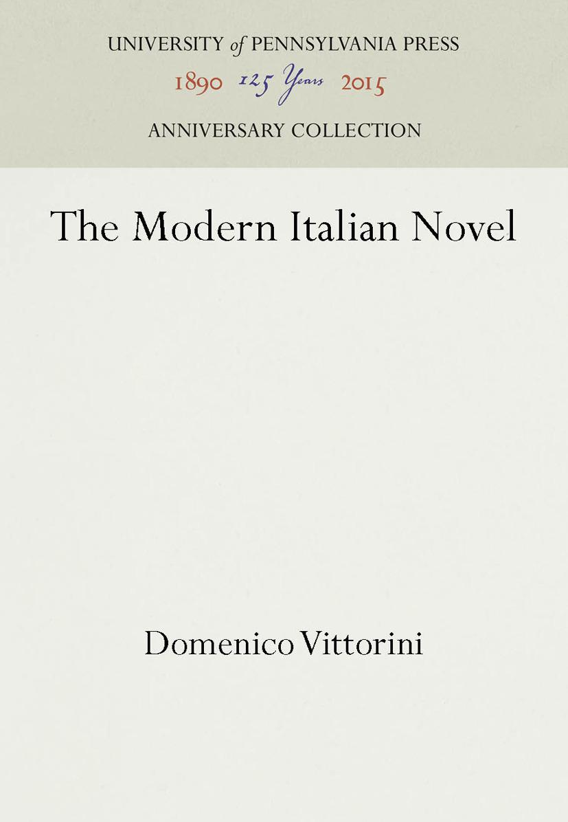 The Modern Italian Novel