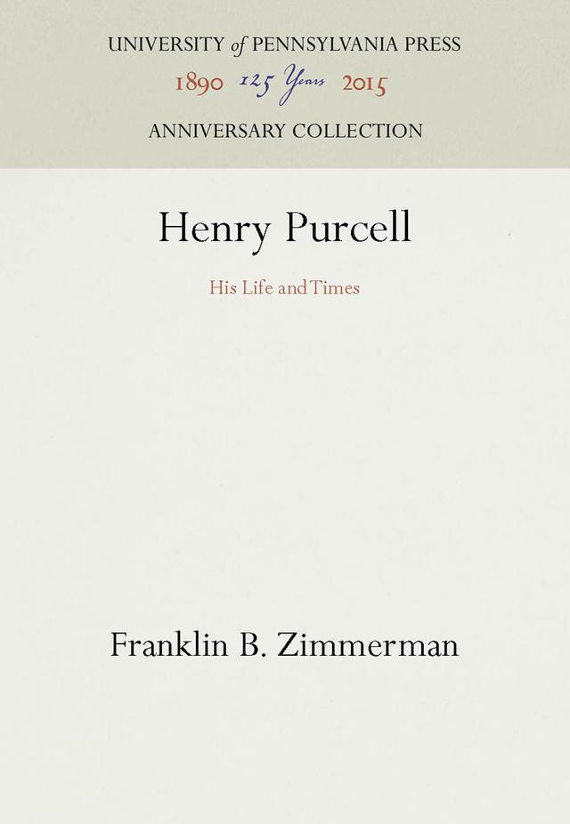 Henry Purcell by Franklin B. Zimmerman