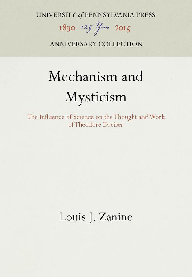 Mechanism and Mysticism by Louis J. Zanine