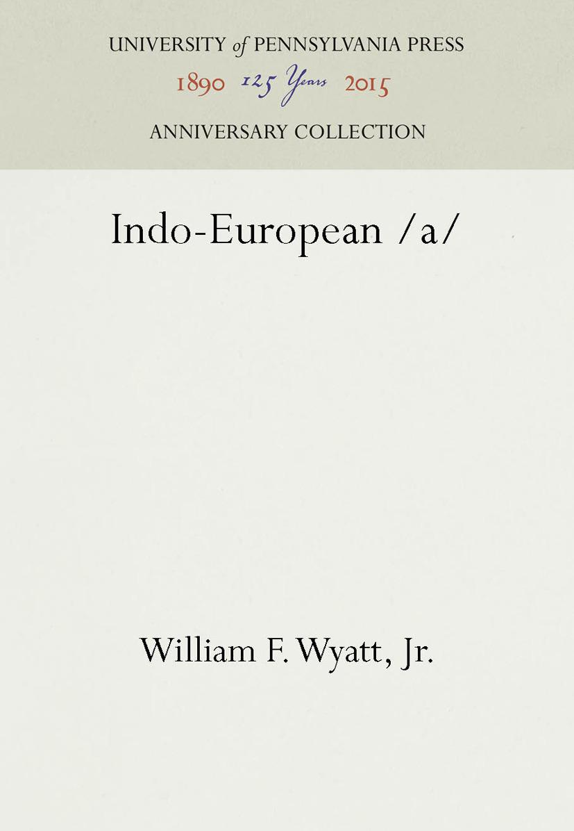 Indo-European /a/